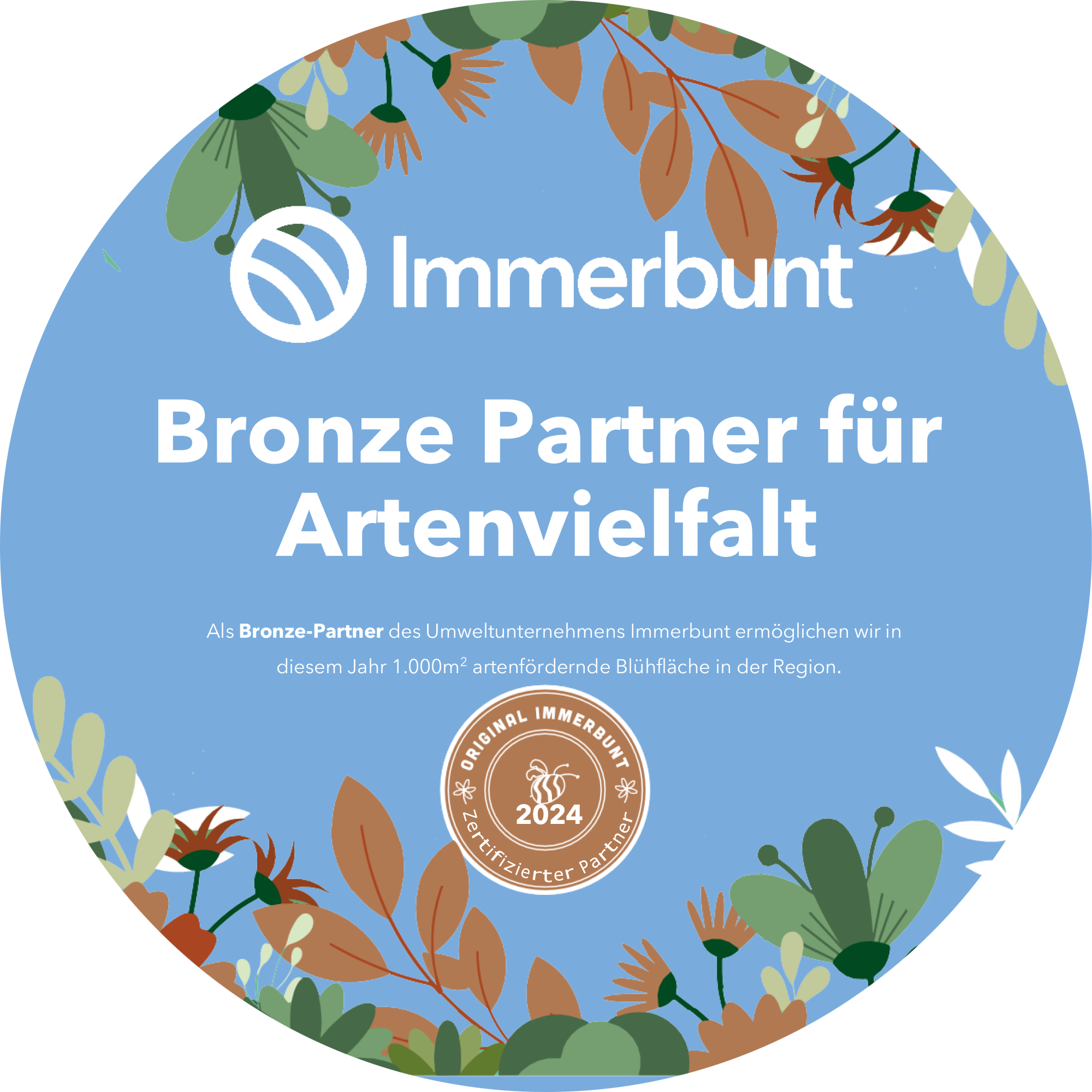 Immerbunt Bronze Partner für Artenvielfalt